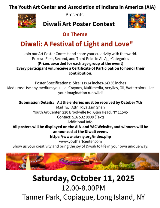 Upcoming Event:  Diwali Art Poster Competition