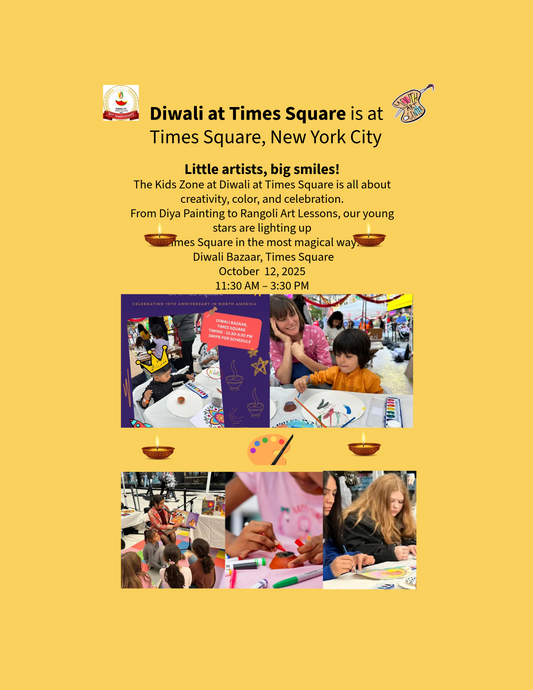 Diwali at Times Square: Creativity, Colors and Celebration
