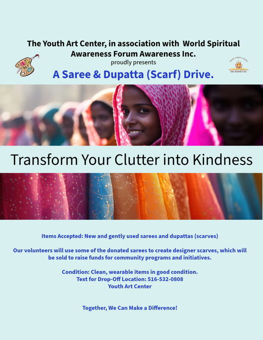 A Saree and Scarf Drive