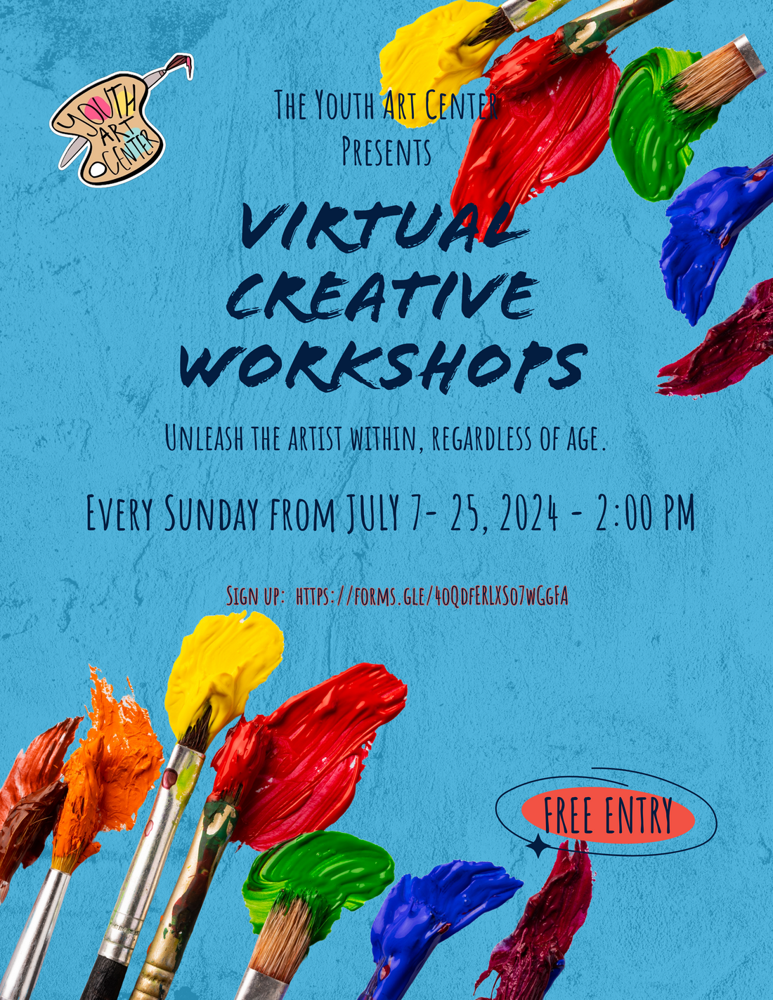Virtual Creative Drawing Virtual Creative Workshops – The Youth Art Center