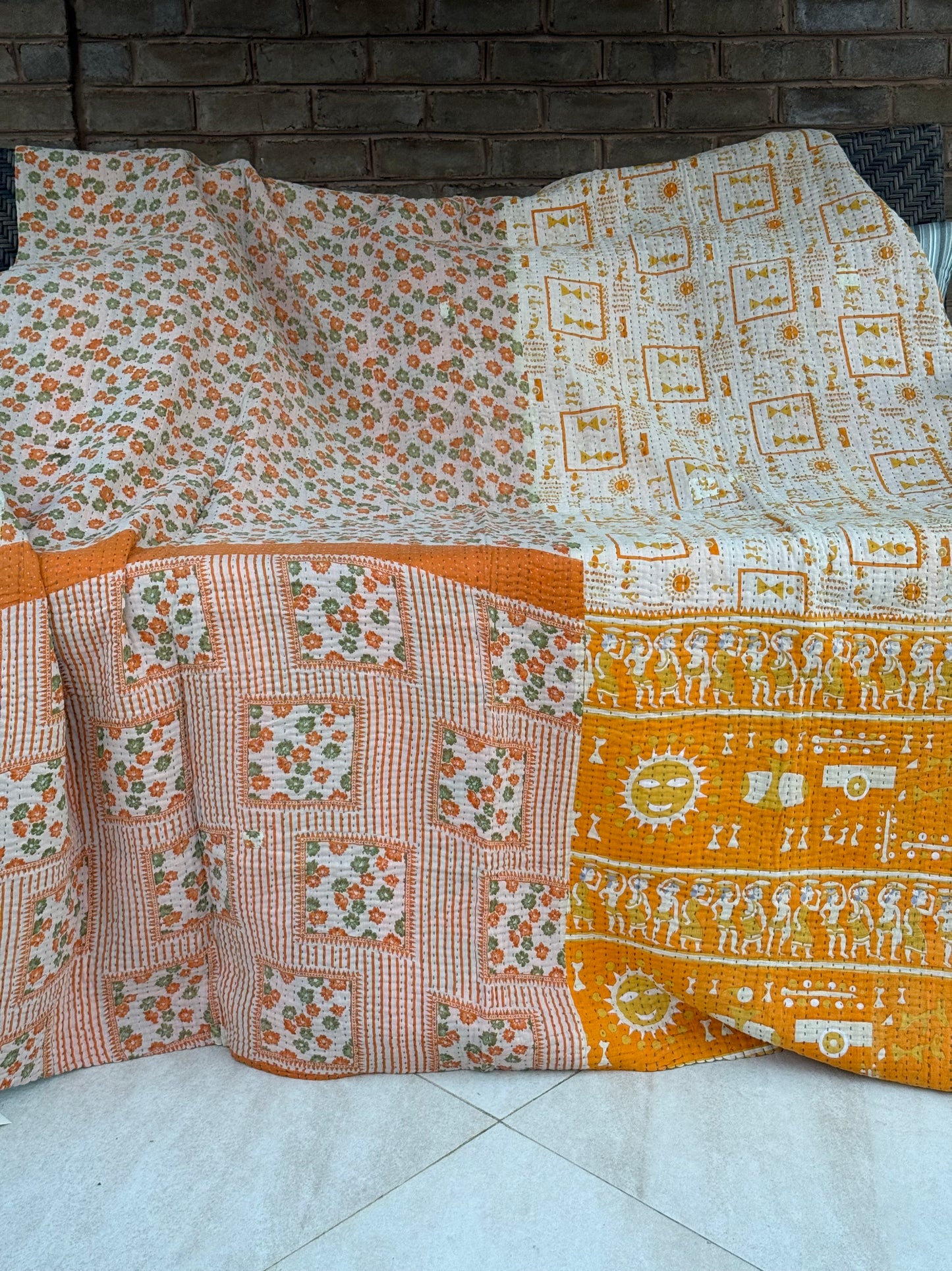 Kantha Lakshmi Quilt
