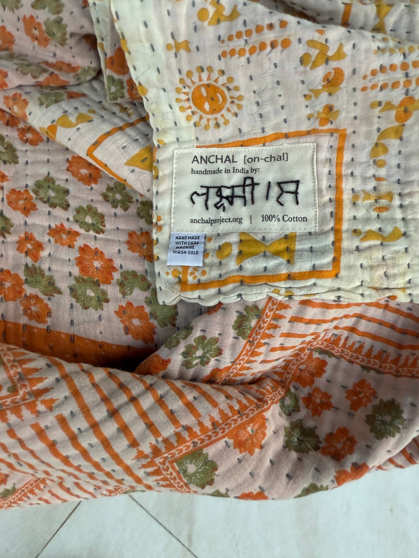 Kantha Lakshmi Quilt