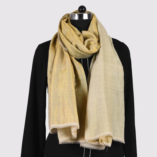 Gold Zari Pashmina Scarf