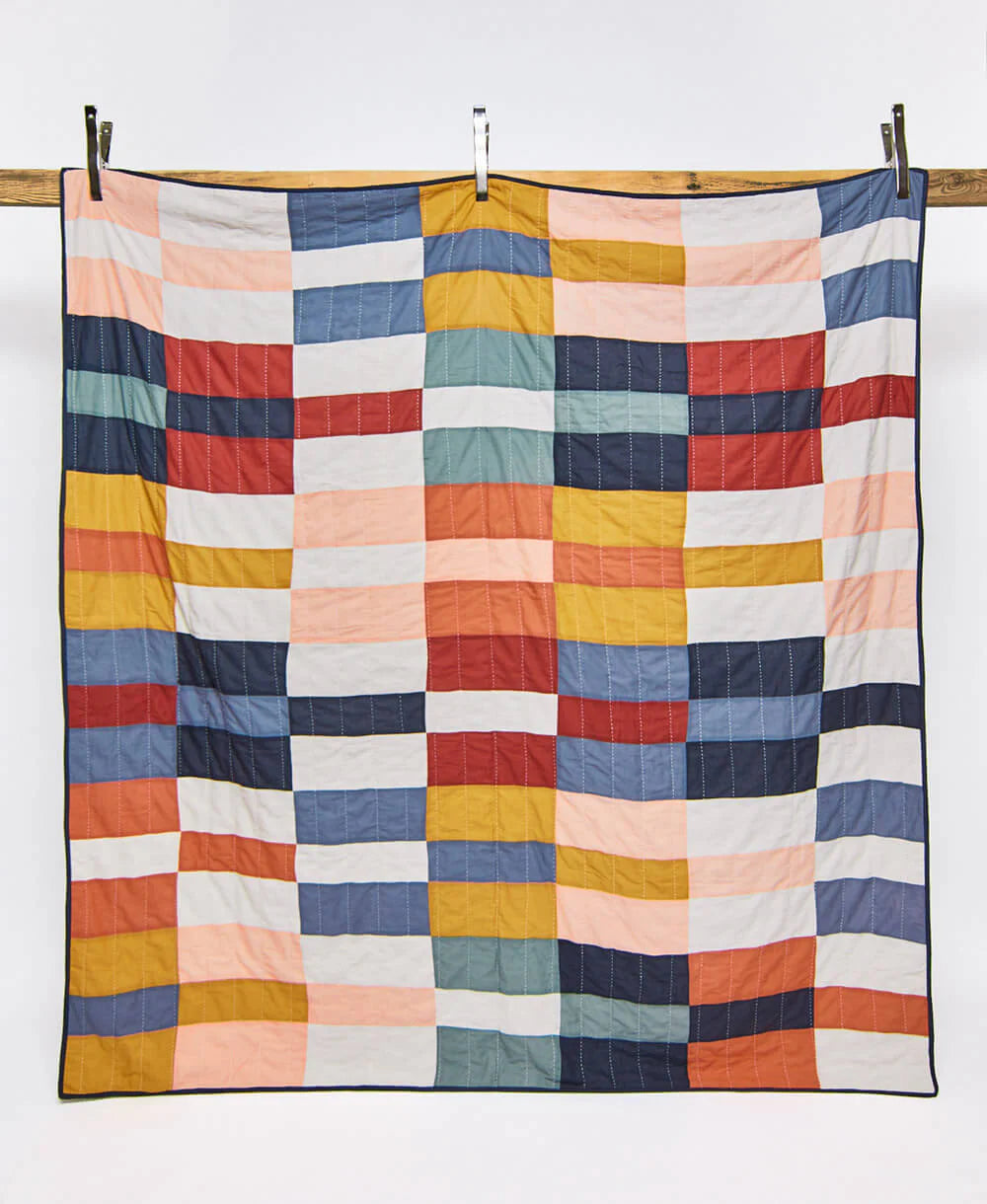 Multi-Check Patchwork Quilt Bedding